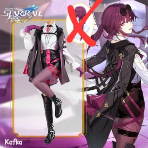 Kafka cosplay! - Please talk to me if your interested! Then we will talk about the size of bust,waist and hip sizes. If your wondering anything we will gladly answer with honest opinions! Its a good brand new quality cosplay and many details on the costume.