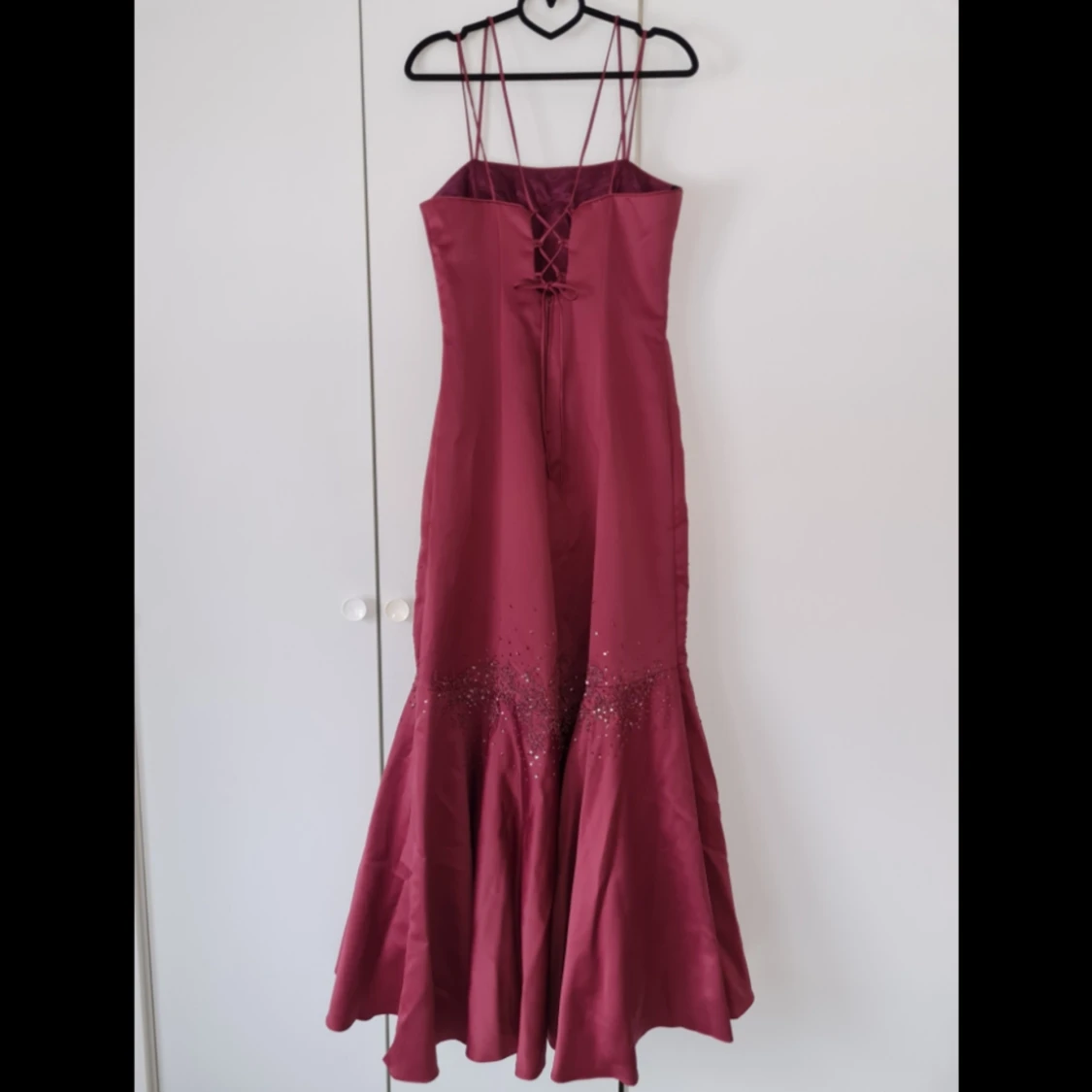 Balklänning Vinröd SUPER FIN!  - 90