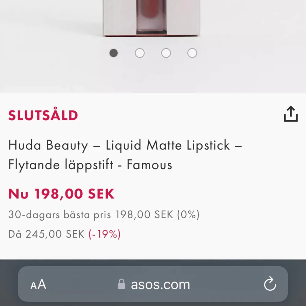 Ny! Huda Beauty liquid matte - famous. . Övrigt.