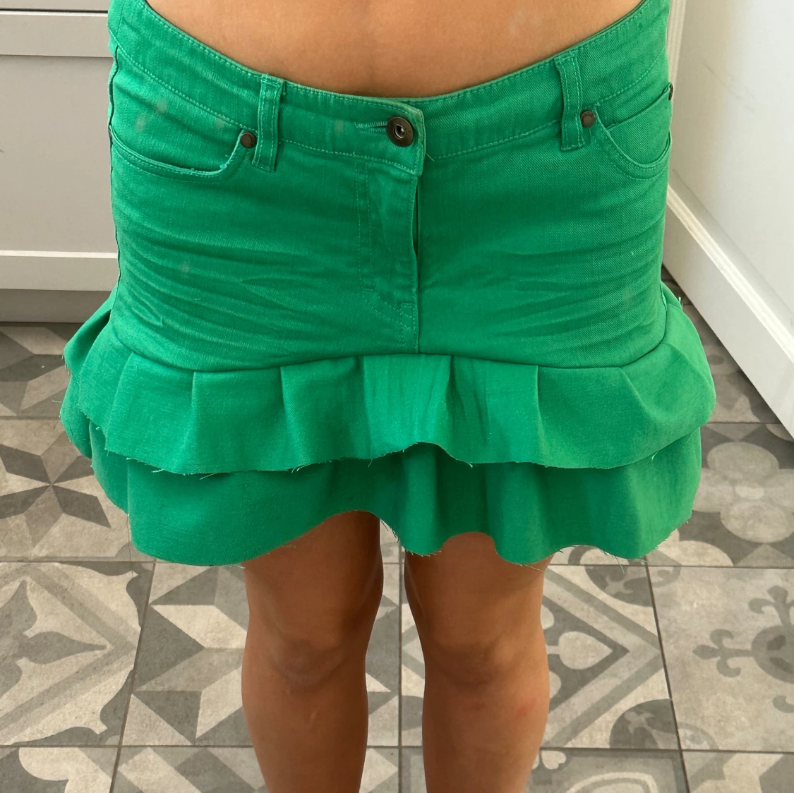 Jeanskjol Volangkjol - 3