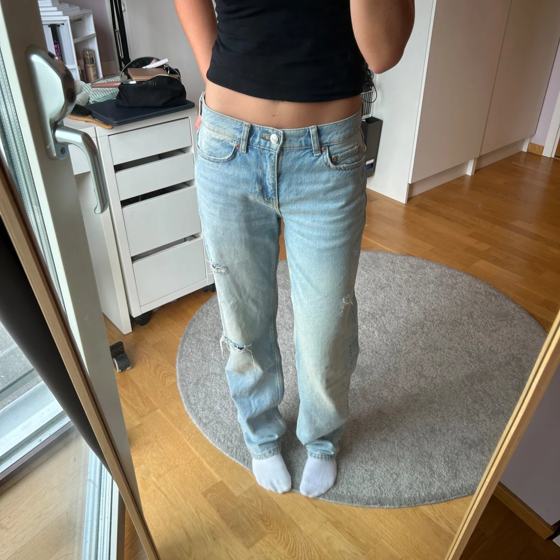 Blåa jeans - 90