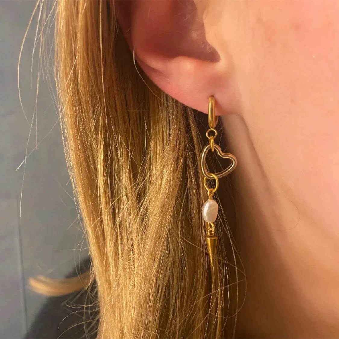 Nitörhängen med hjärta och pärla - 90