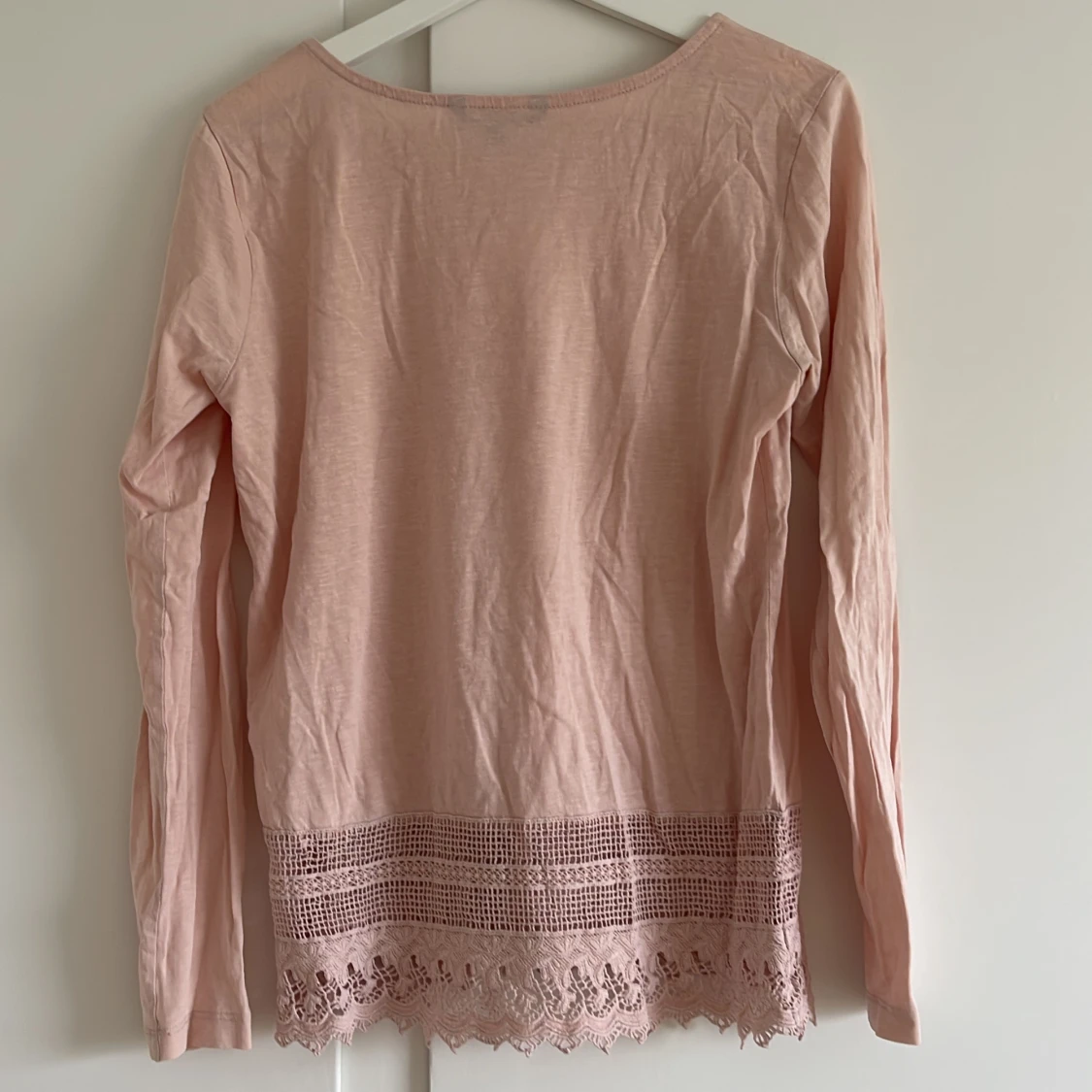 Rosa långärmad tröja från Ellos - 90