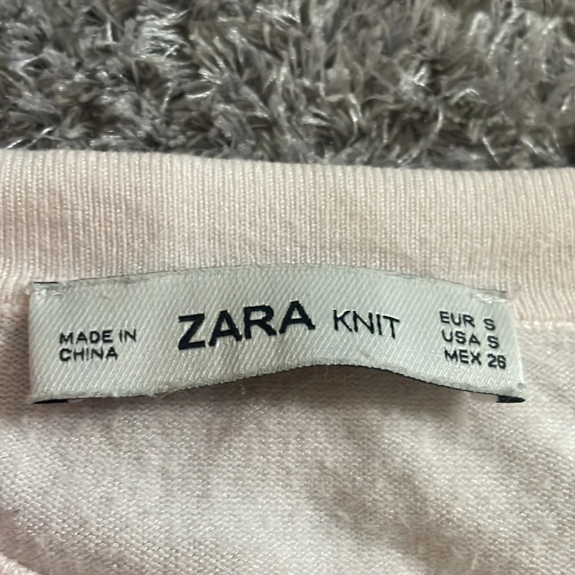 Vit stickad tröja från Zara - 91