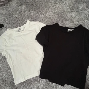 Två tshirts🥰 - Två croppade tshirts ifrån H&M. Superbra skick!💗