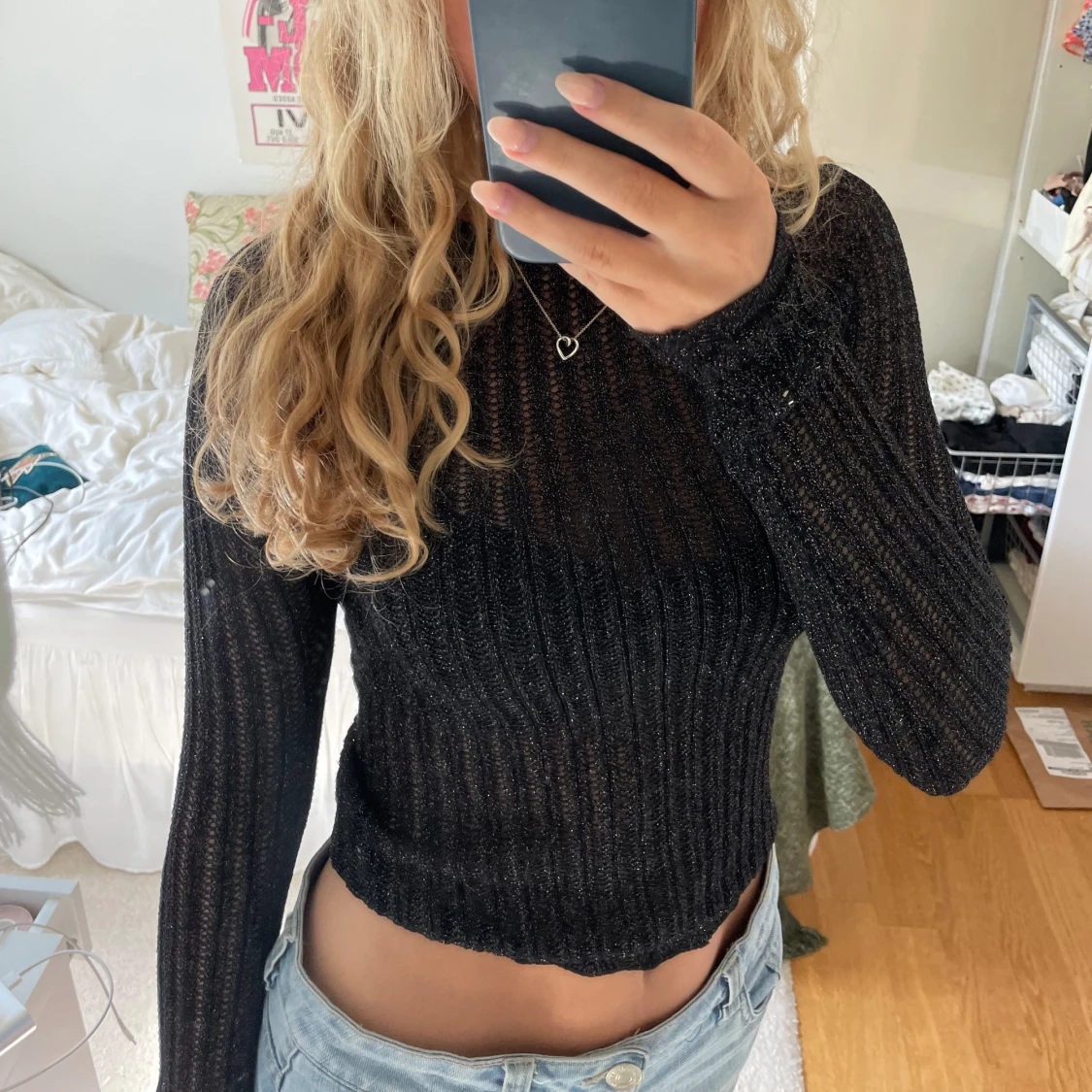 Glittrig tröja - 90