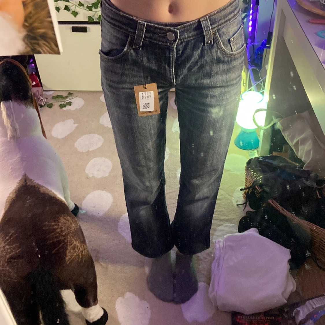 Lågmidjade jeans  - 91