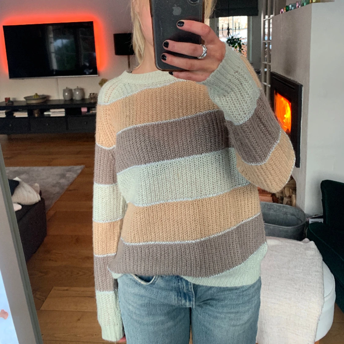Drömmig stickad tröja😇 - 90