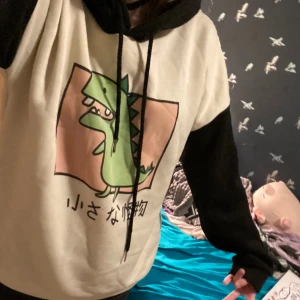 Dino hoodie - En jättesöt dino hoodie jag fått i födelsedagspresent men som jag sedan aldrig använt. Supersöt men får inte plats hos mig och förtjänar en ägare som bär den ❤️