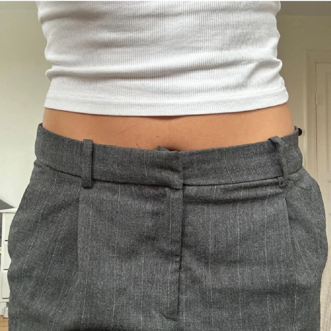 Randiga kostymbyxor  - 91