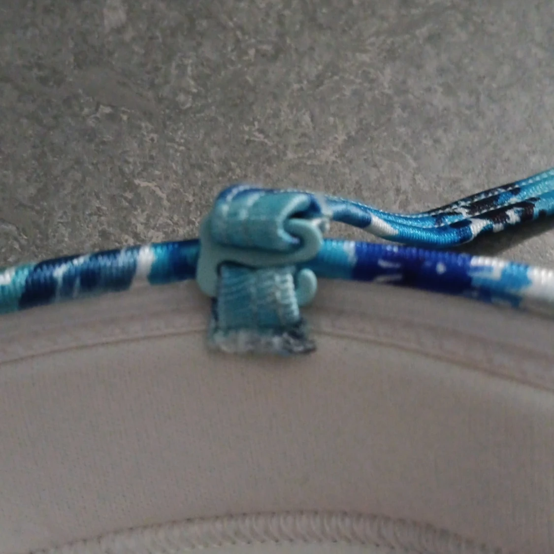 Blå blommig top - 92