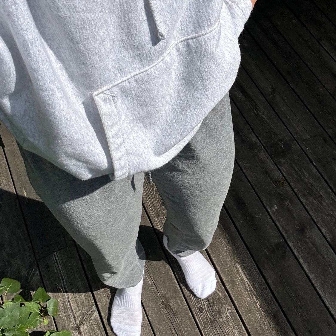 Gråa Cubus-mjukisbyxor - 91