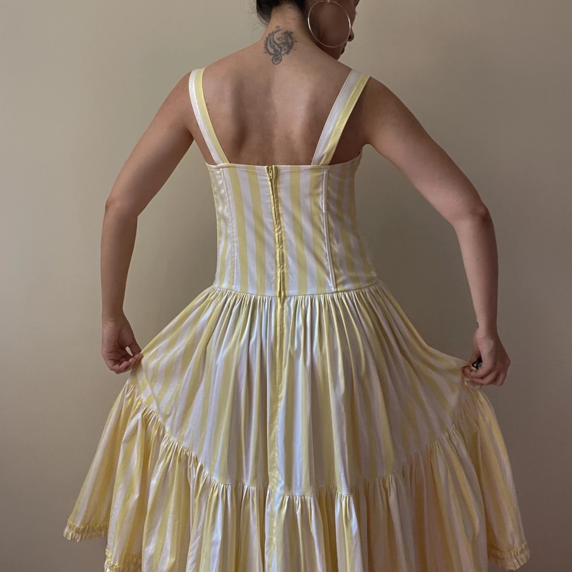 Vintage Cotton Stripe Dress - 92
