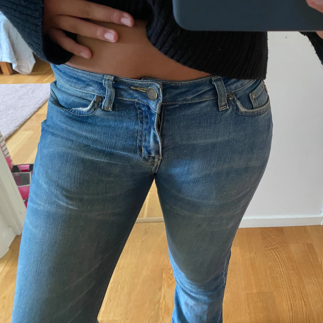 Lågmidjade jeans - 90