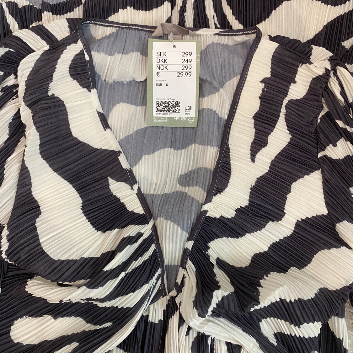 Zebramönstrad klänning - 91