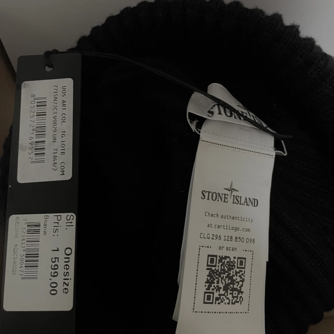 Äkta Stone Island Mössa (oanvänd) - 91