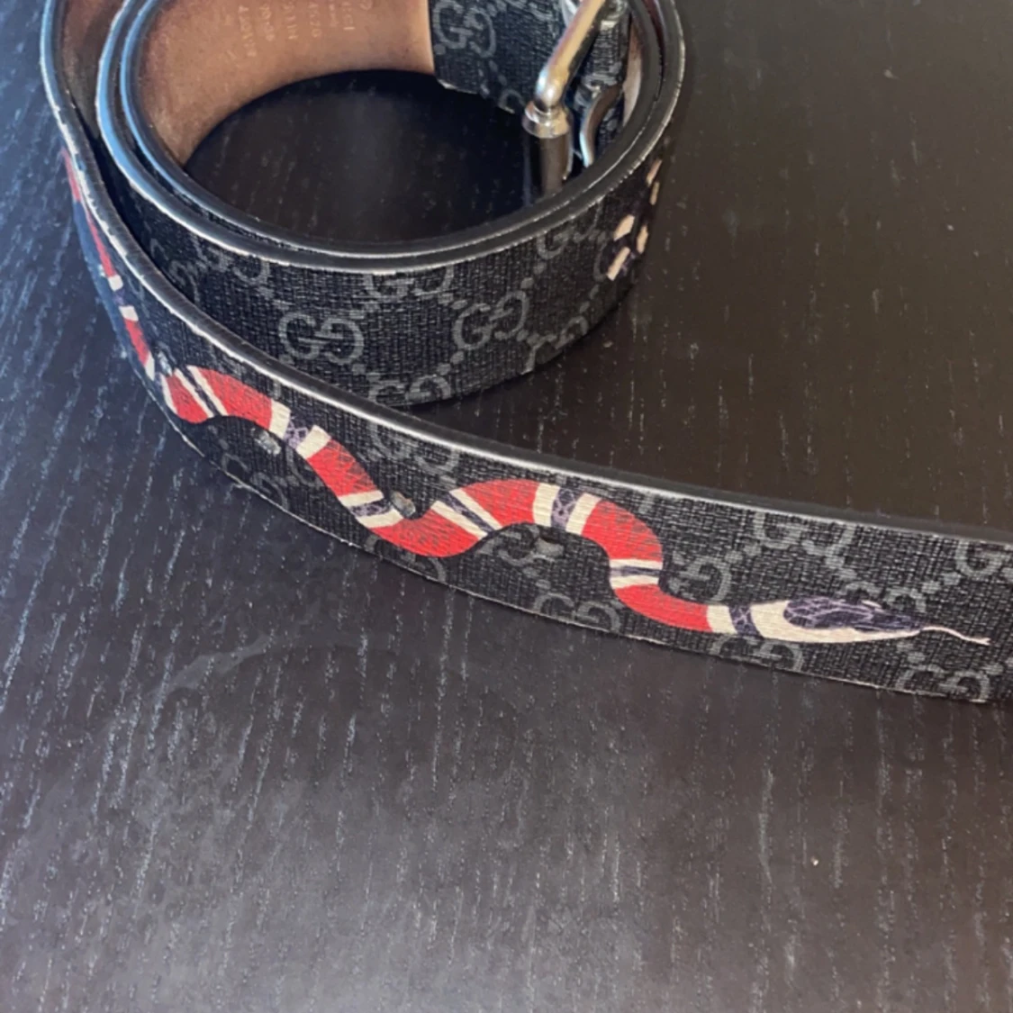 Gucci Kingsnake Bälte Svart