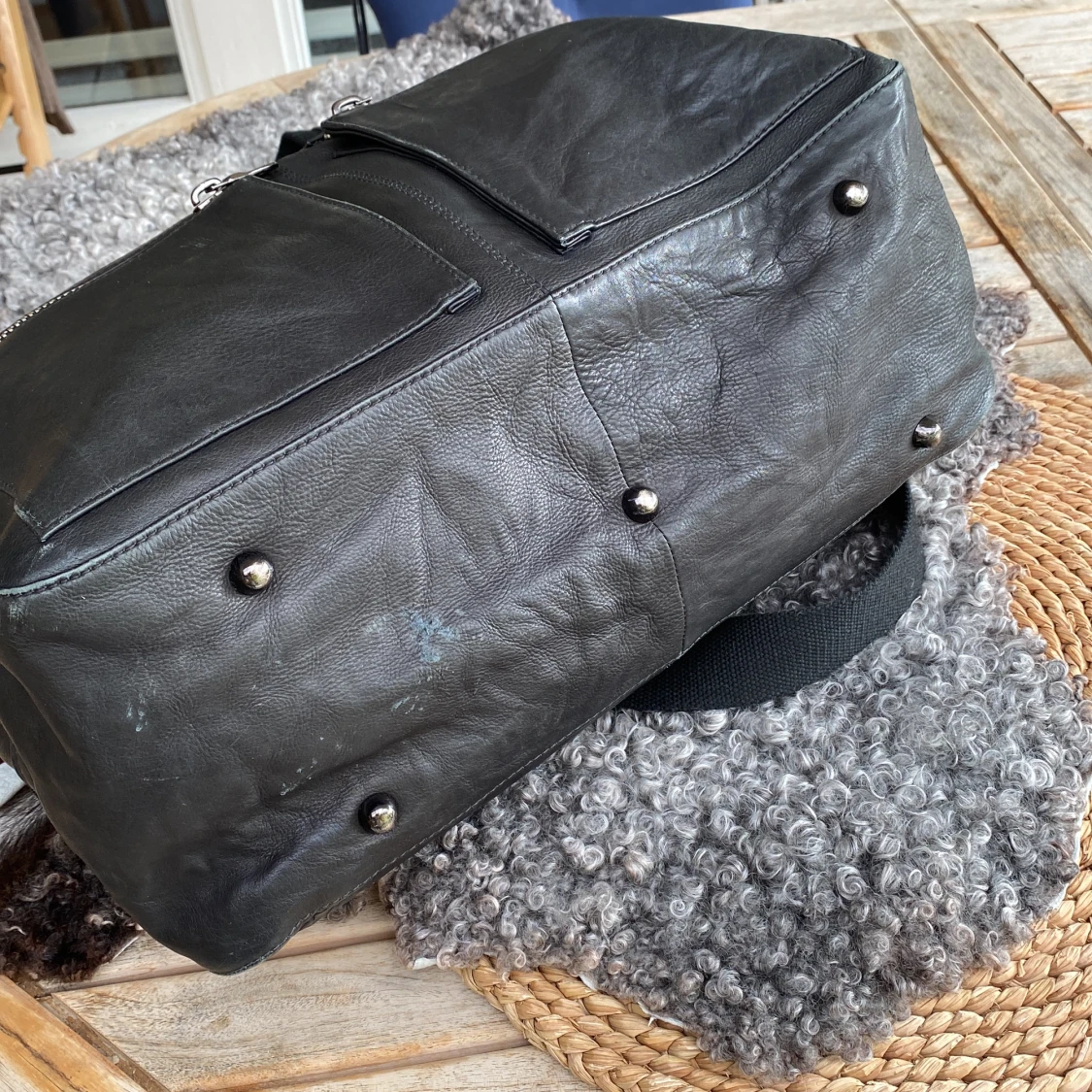 Portföljväska i läder, Maani by Adax - 91