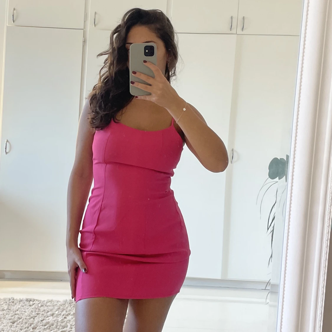 Rosa miniklänning  - 90