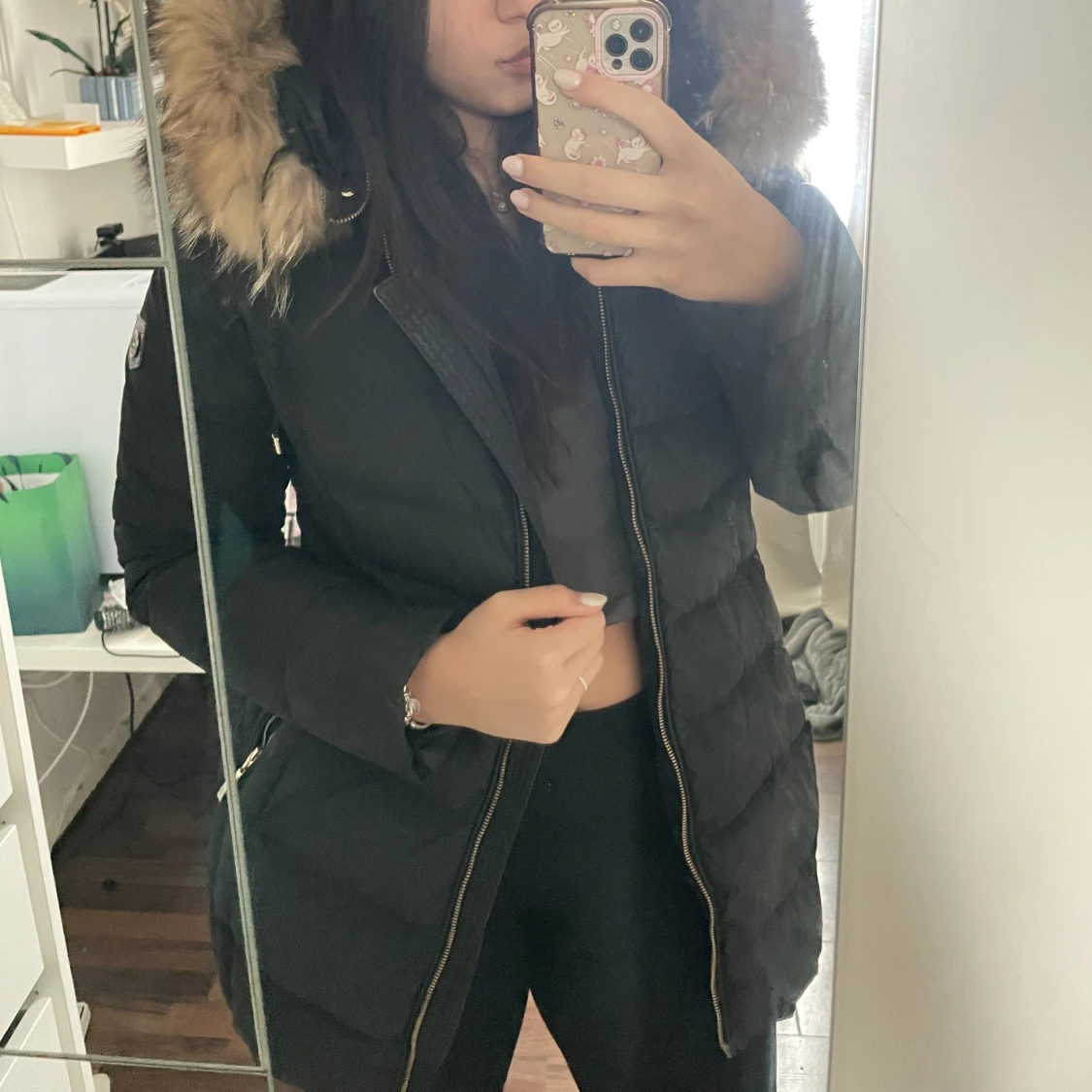 Hollies Vinterjacka med äkta päls