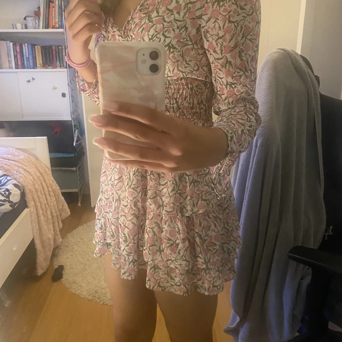 Blommig zara klänning