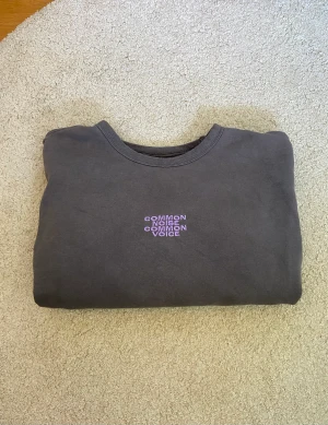 Sweatshirt med tryck  - Säljer denna tröjan från Hm med tryck på fram och baksida.