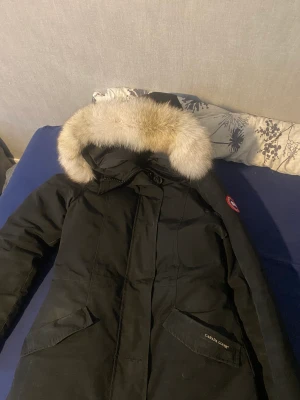 Canada goose vinter jacka  - Säljer canadagoose i storleken Xl men är som M, L.Jag säljer den eftersom att jag har tröttnat på den och vill köpa en ny denna vintern.Finns en skada på jackan som inte så syns kan skicka bild. har ni fler frågor är det bara att skiva.Pris kan diskuteras