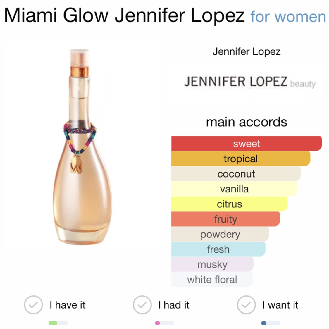 Jlo Miami glow parfym - 90