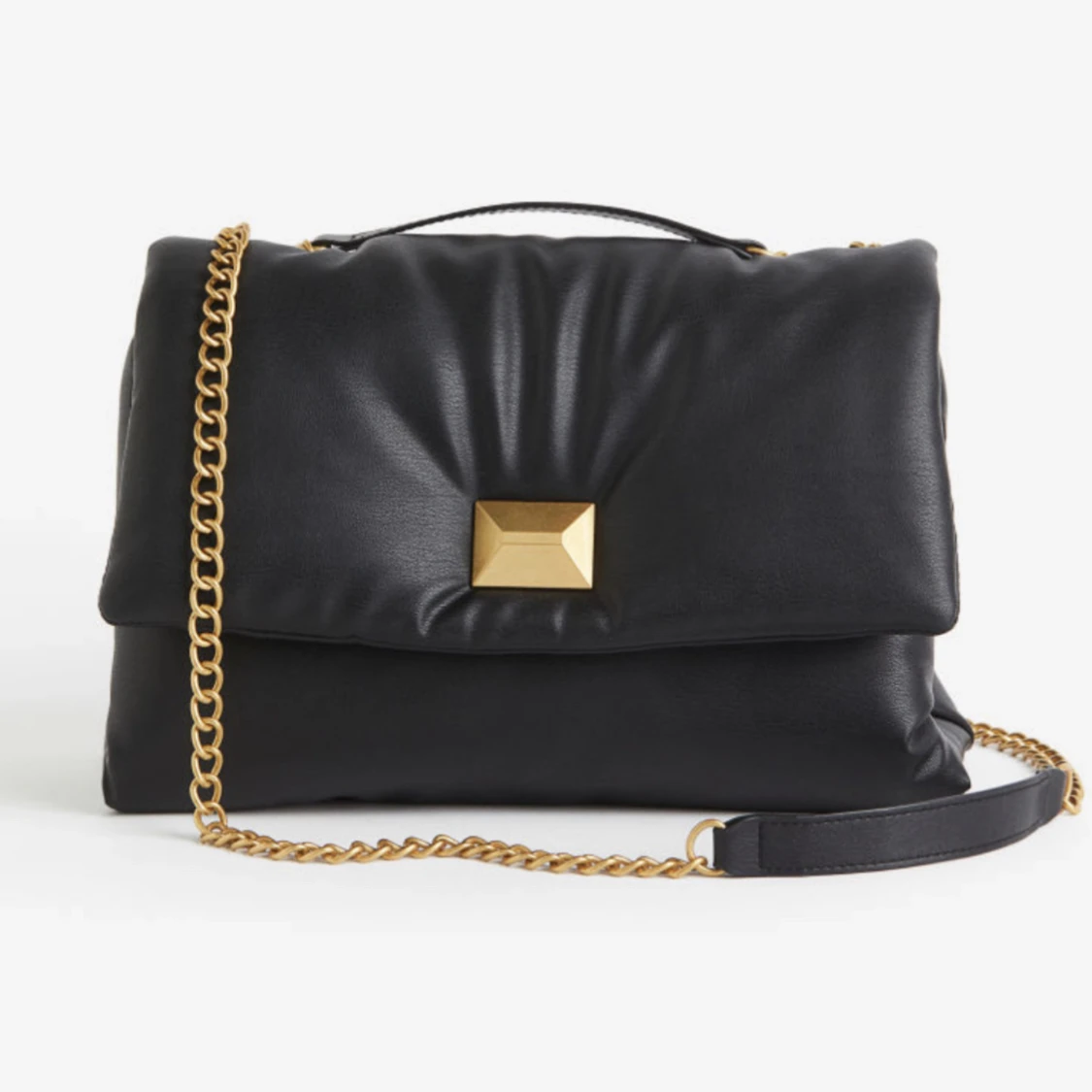 Svart vadderad väska från hm 😍