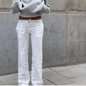 Alobha linnebyxor  - Säljer alobha linne byxor eftersom jag inte får användning av dem.💗(nya modellen) BUDGIVNINGEN ÄR INTE AVSLUTAD‼️‼️‼️(DIREKT PRIS 1000kr)