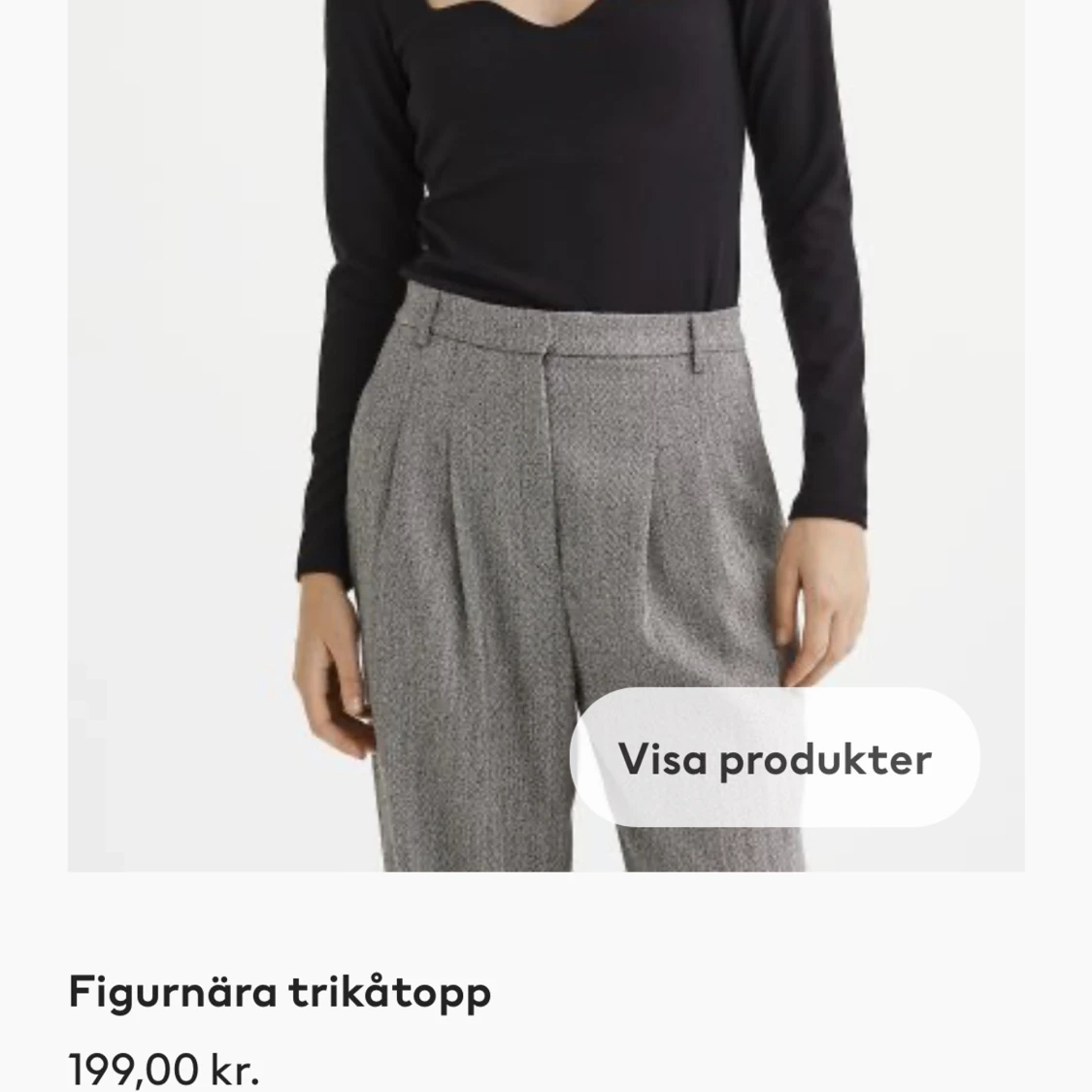 Svart topp  - 90