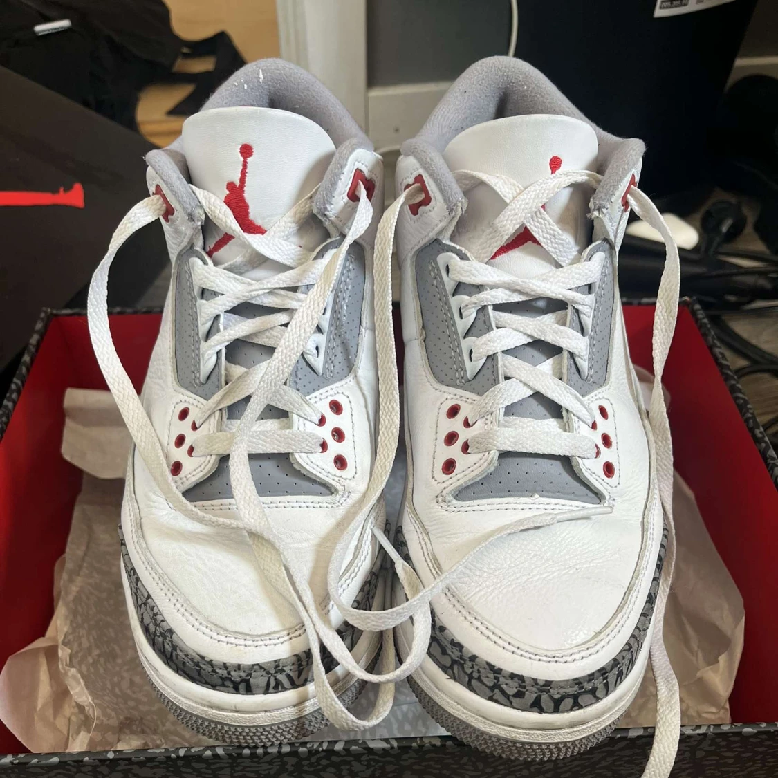 Jordan 3 retro red  - 91