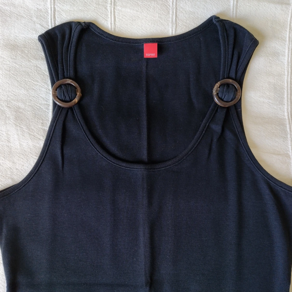Svart vintage linne/topp i bomull från Esprit  - 90