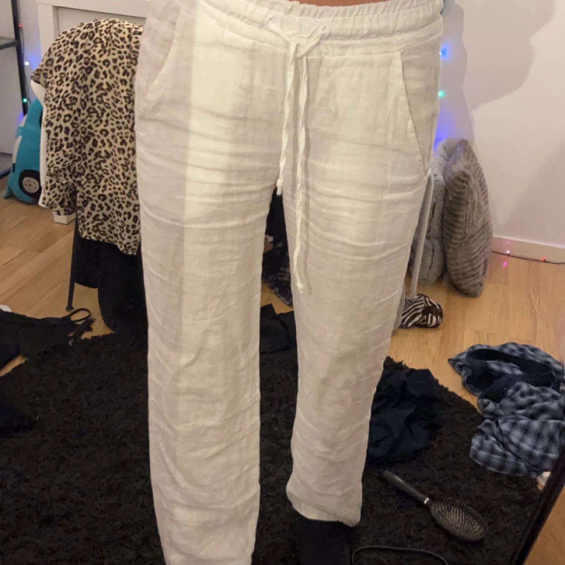 Linne byxor - 90