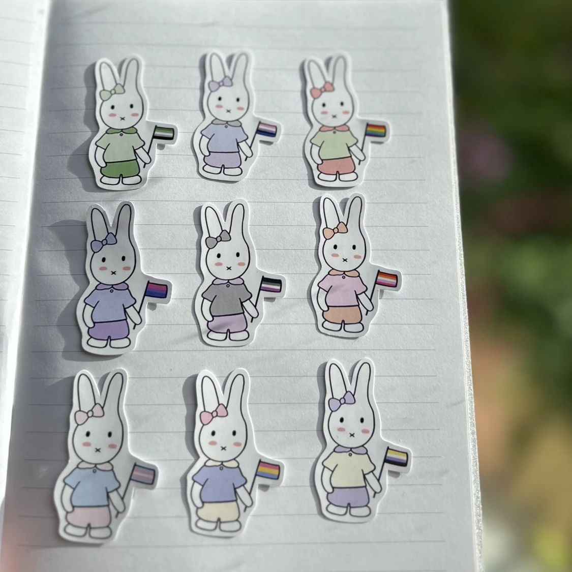 Miffy pride klistermärken  - 90