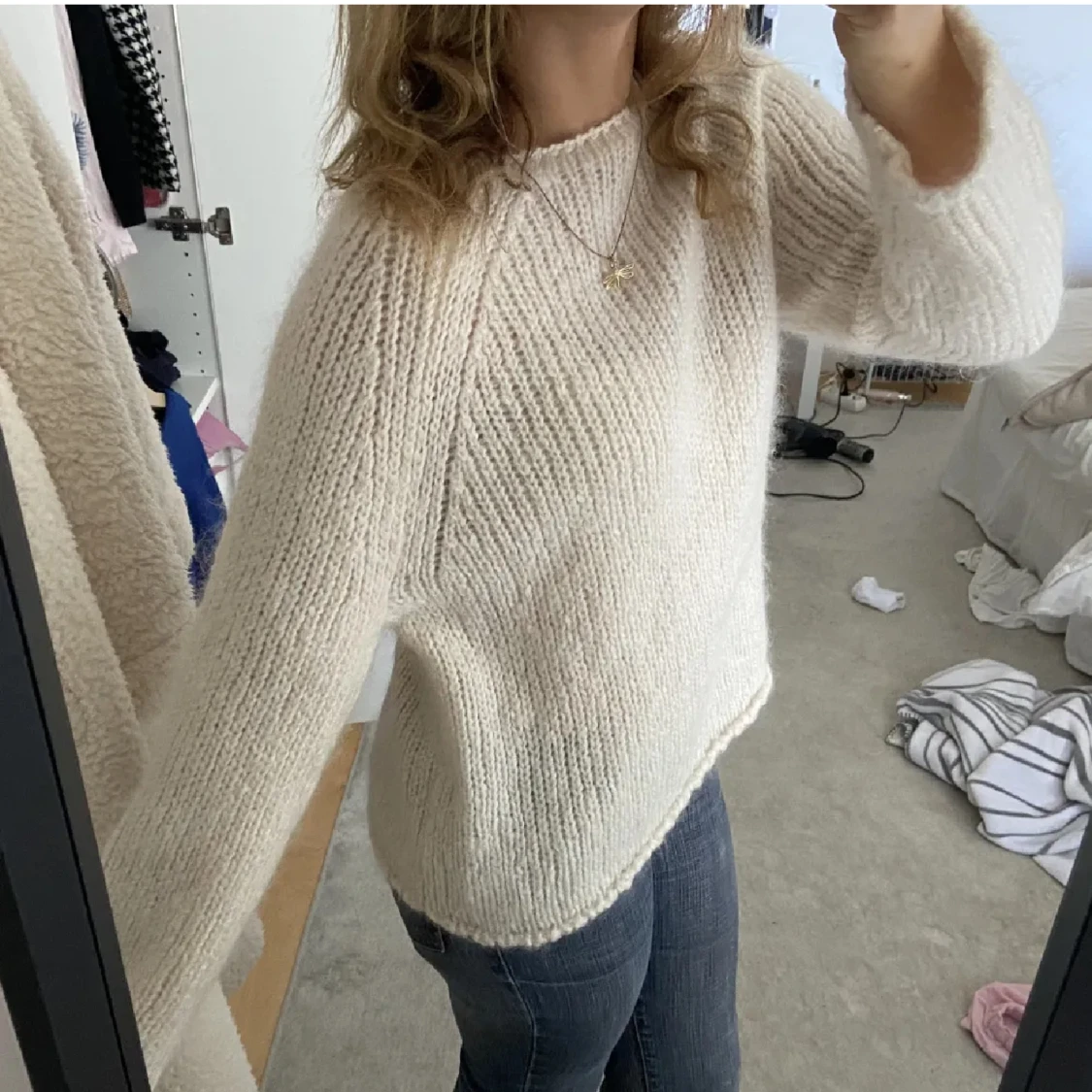 Stickad tröja  - 90