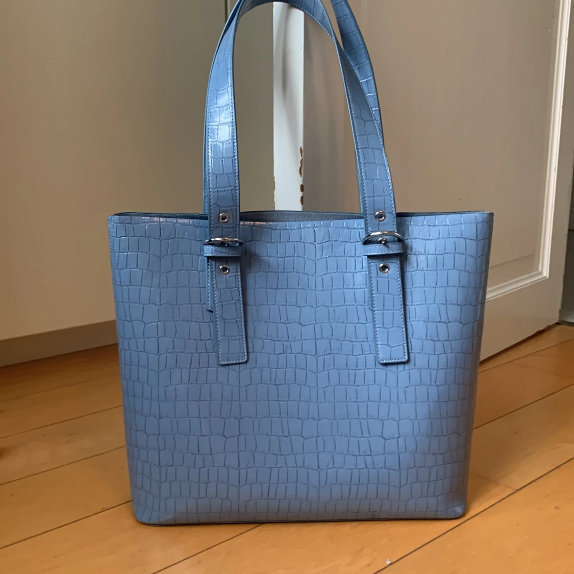 Blå handväska  - 91