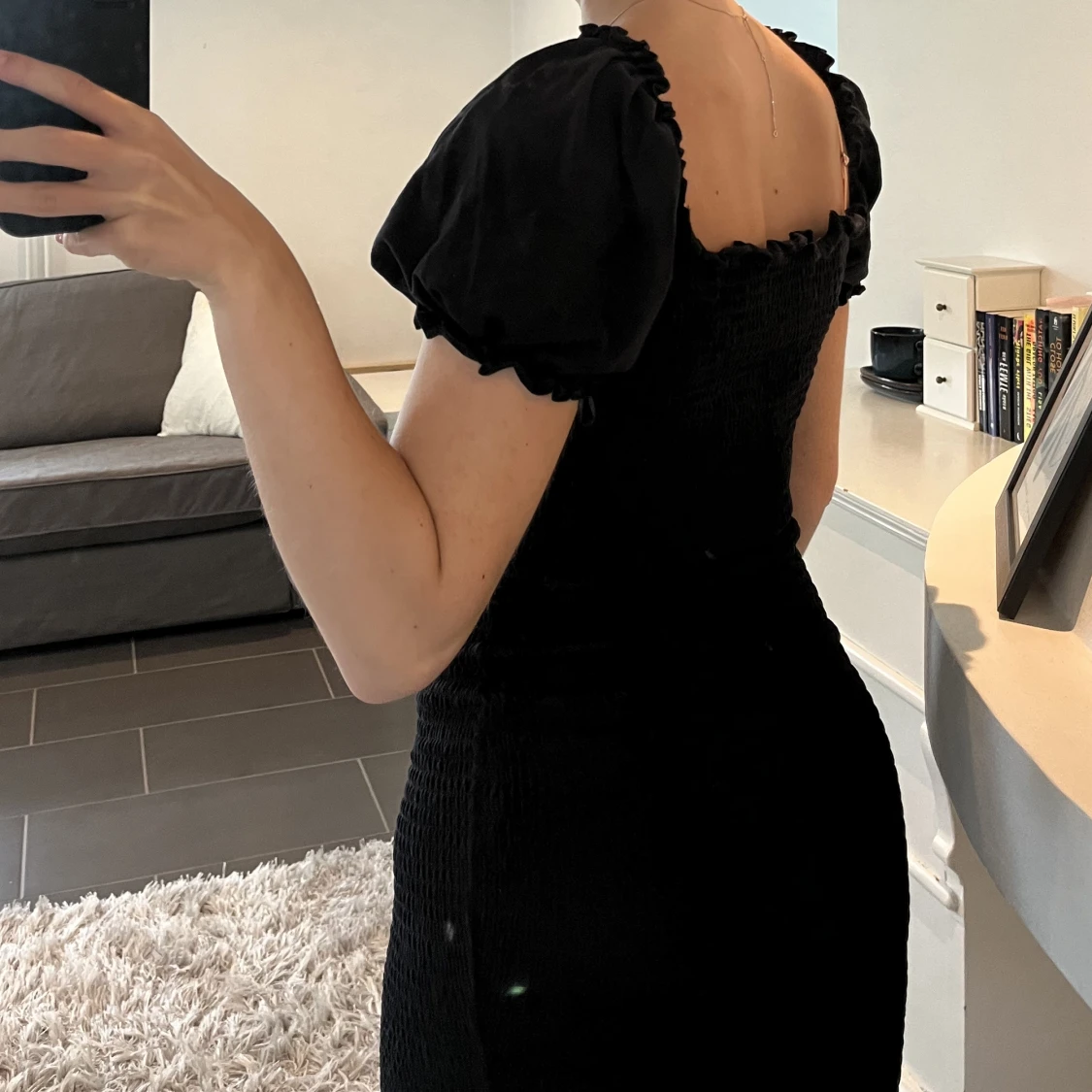 Söt svart klänning - 90