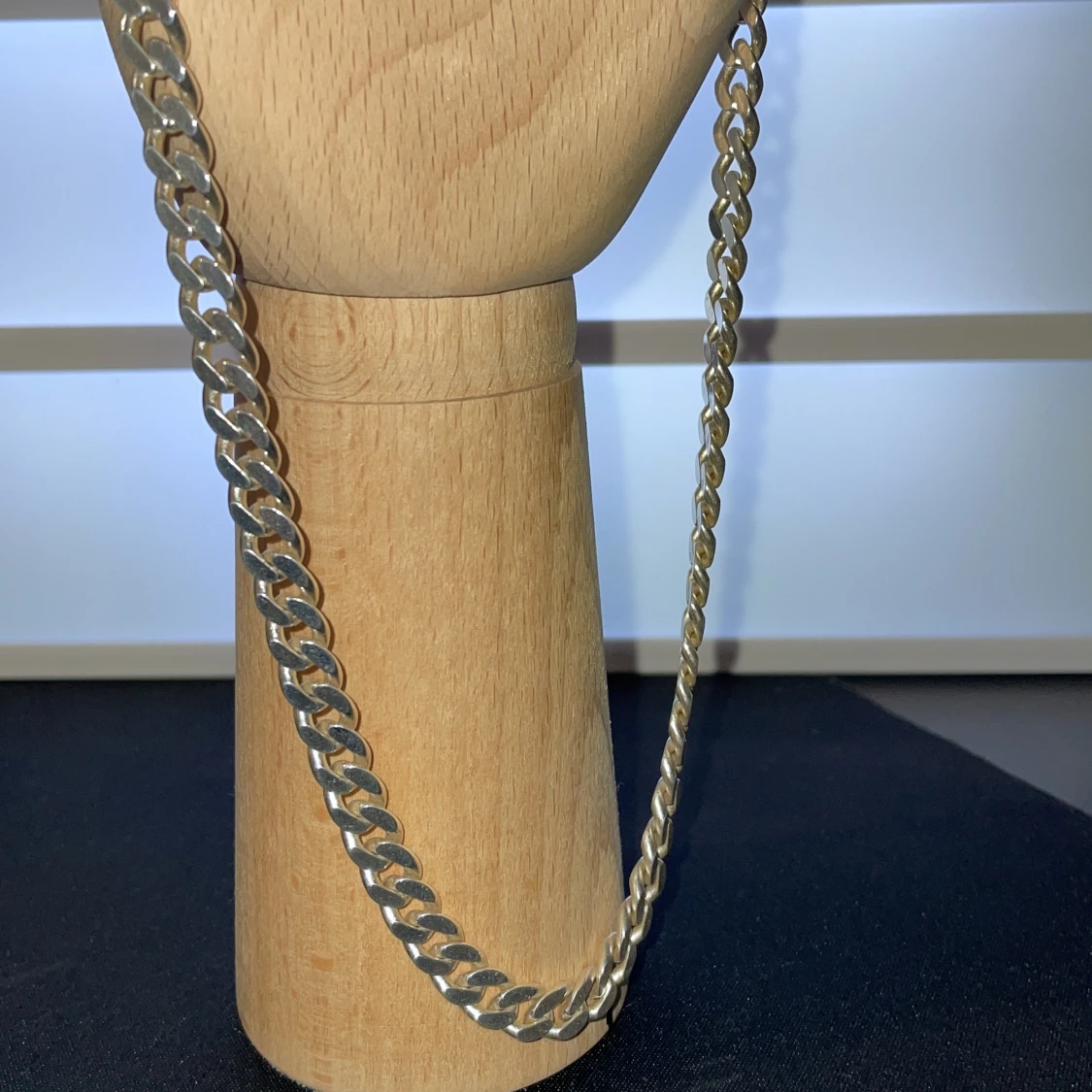 Silver kedja äkta - 91