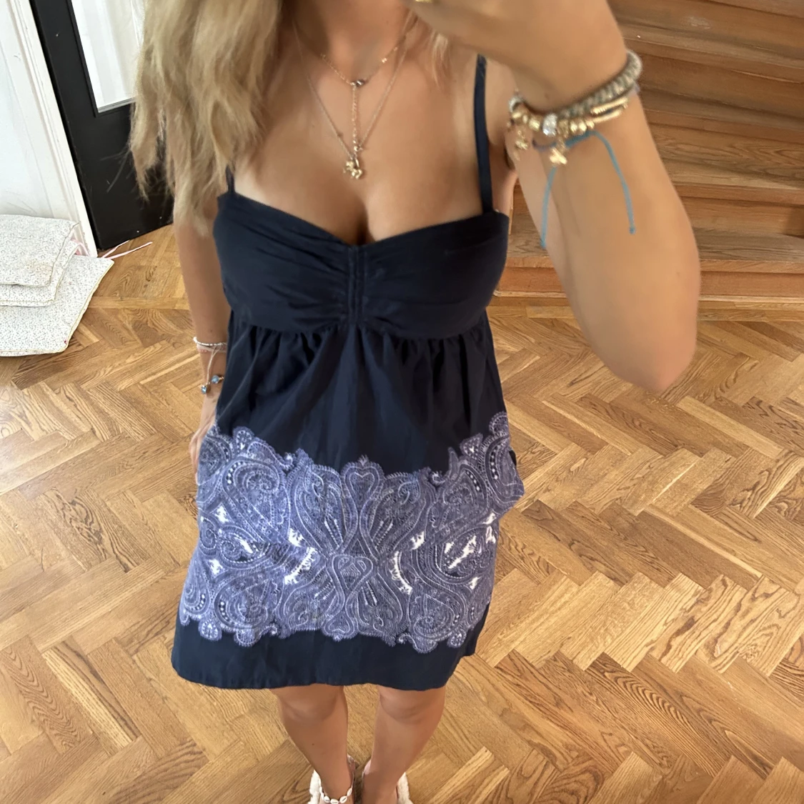 mönstrad klänning😊 - 91