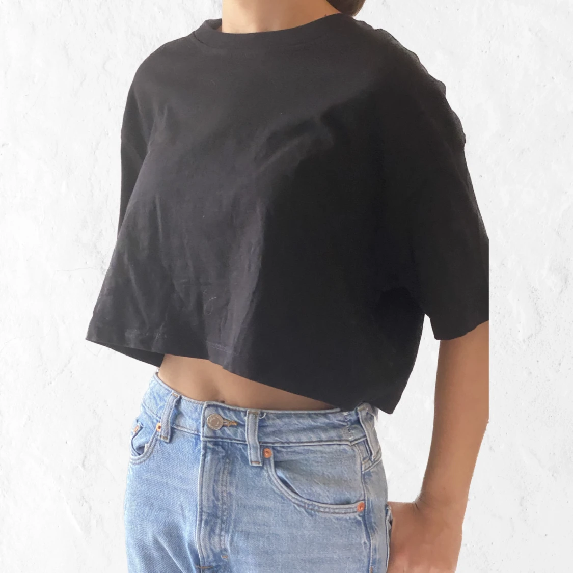 Svart croptop