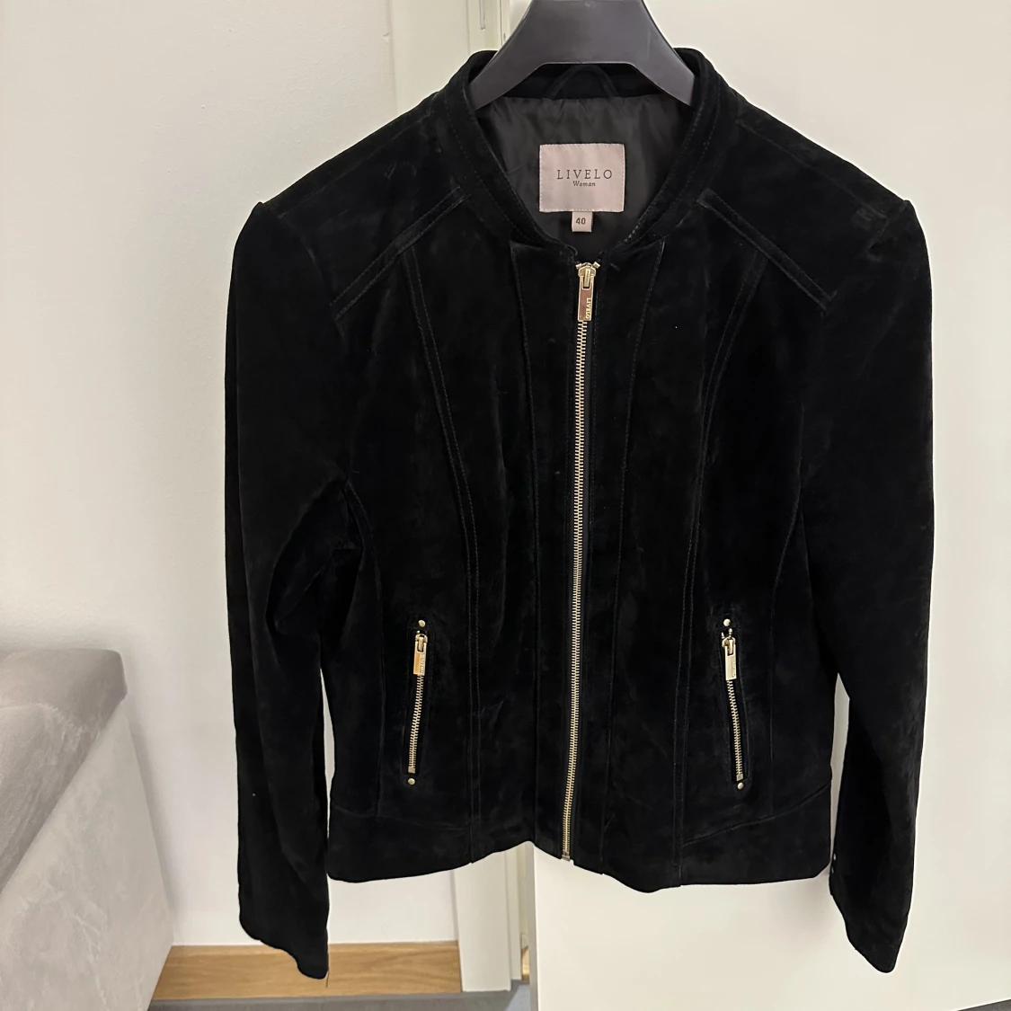 Äkta skinn jacka  - 90