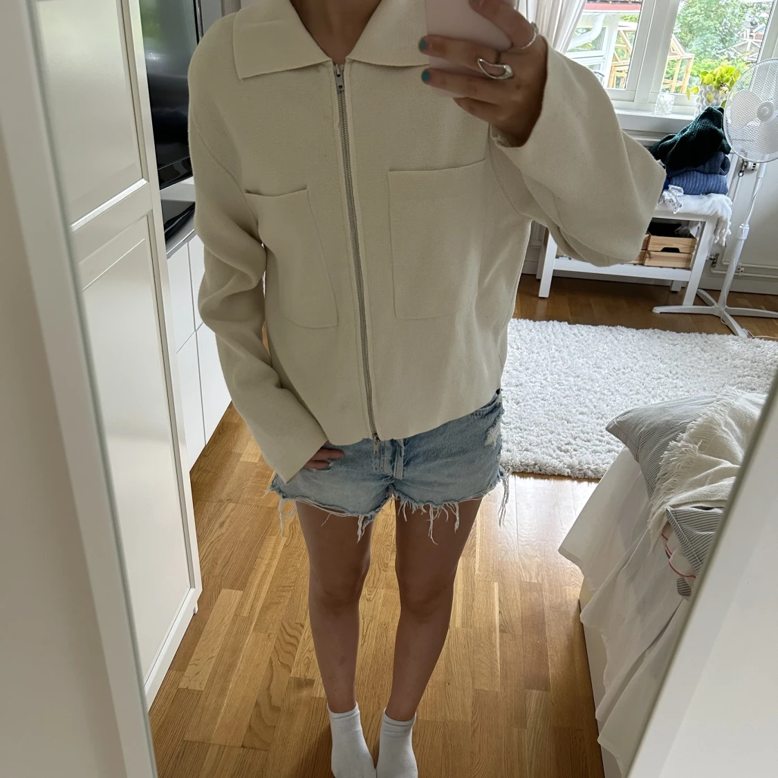 Ribbad cardigan - 90