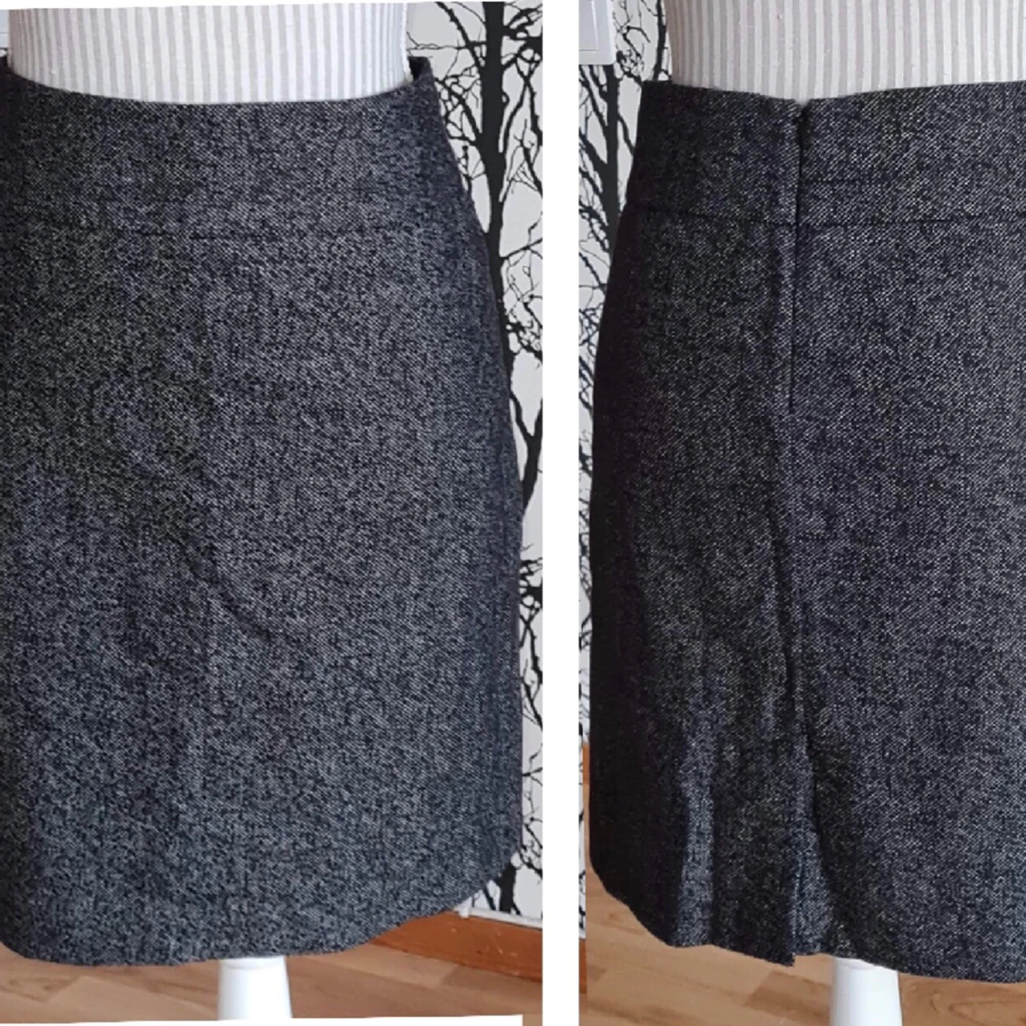 Stockholm varm snygg kjol 60% Ull ,Nyskick Stl 38 - 91