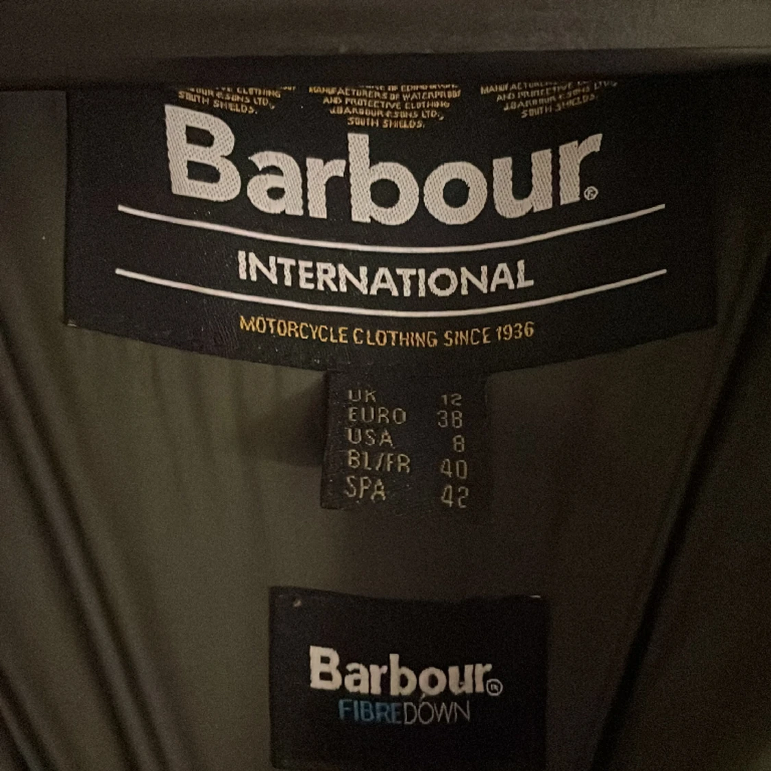 Grön vinterjacka - 90