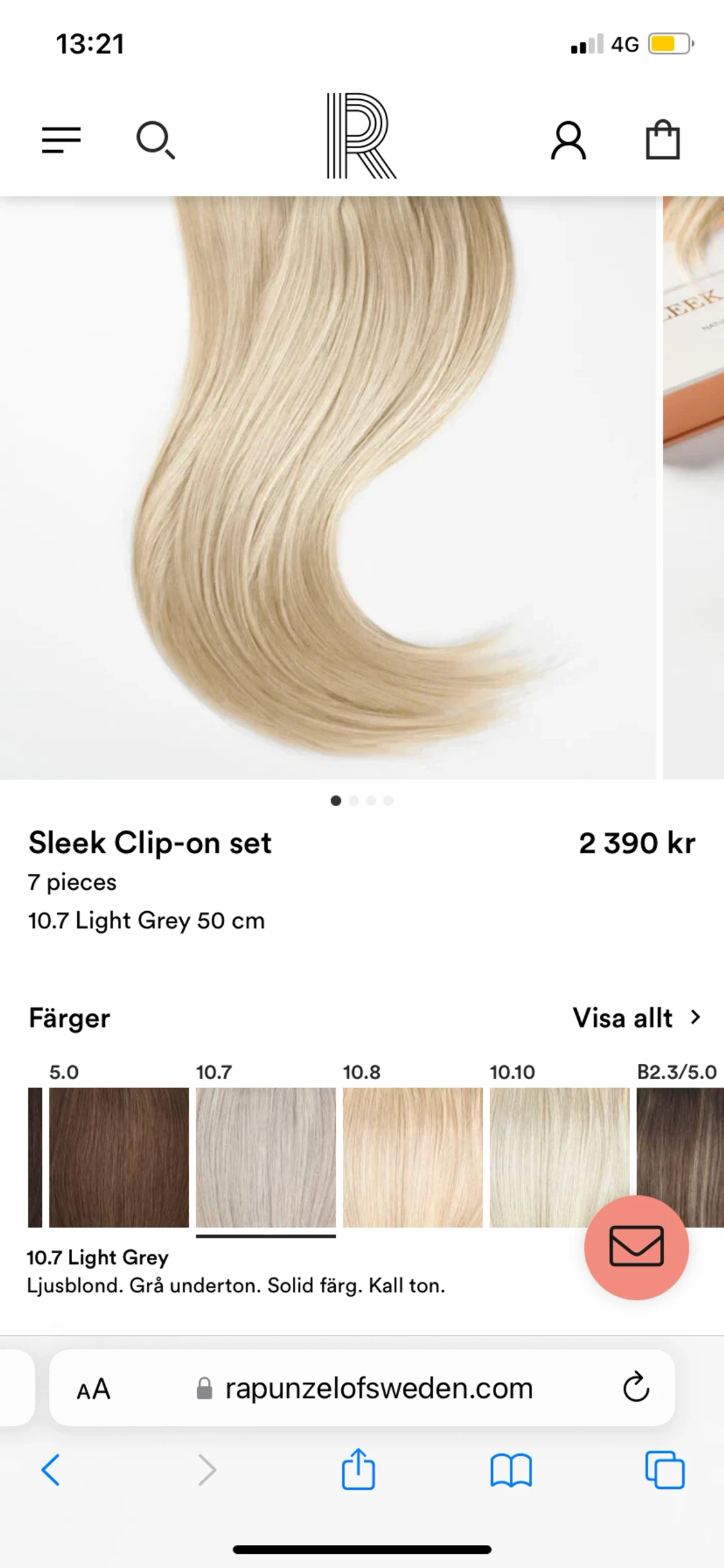 Löshår clip ins