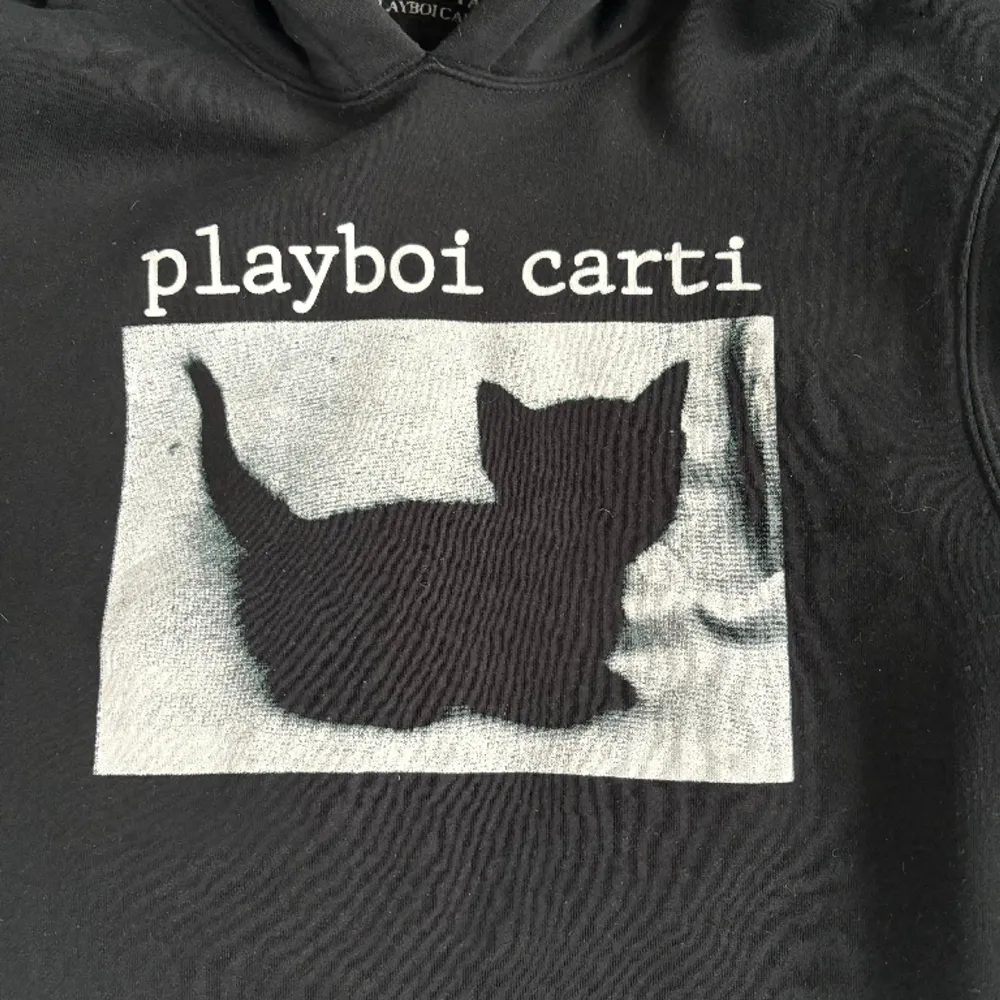 jättefin playboi carti hoodie jag köpte hör på plick men som tyvärr inte kommer till användning:/ i jättebra skick!. Hoodies.