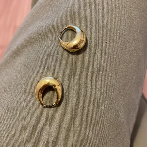 Guldiga örhängen - Säljer dessa fina örhängen då de inte används längre, lite slitna därav priset 40kr+frakt men pris kan diskuteras 