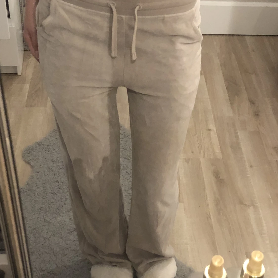 Beige mjukisbyxor  - 91