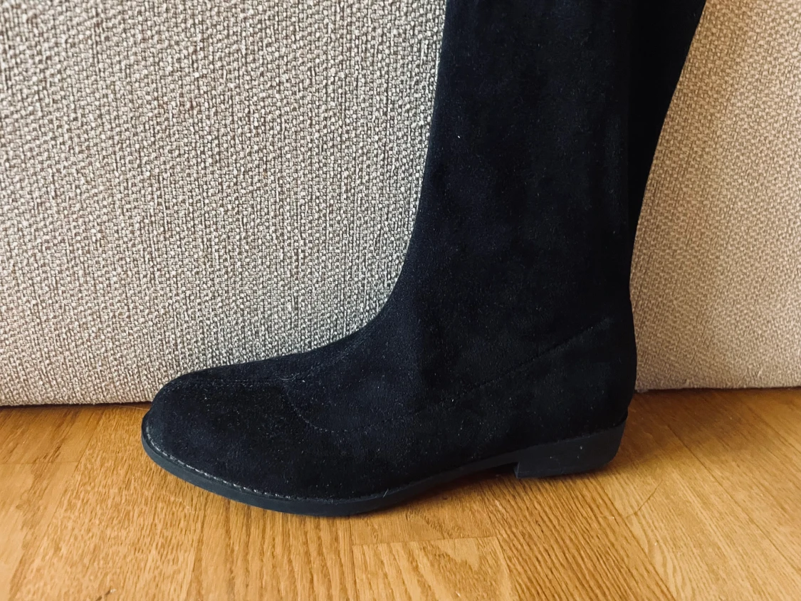 Extra långa highboots, svarta - 90